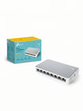 TP-Link TL-SF1008D 8-Port Fast Ethernet Switch – 10/100Mbps Desktop Network Switch