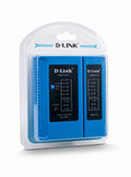 D-Link Network Cable Tester – RJ45/RJ11 LAN Cable Testing Tool for Ethernet & Telephone Cables