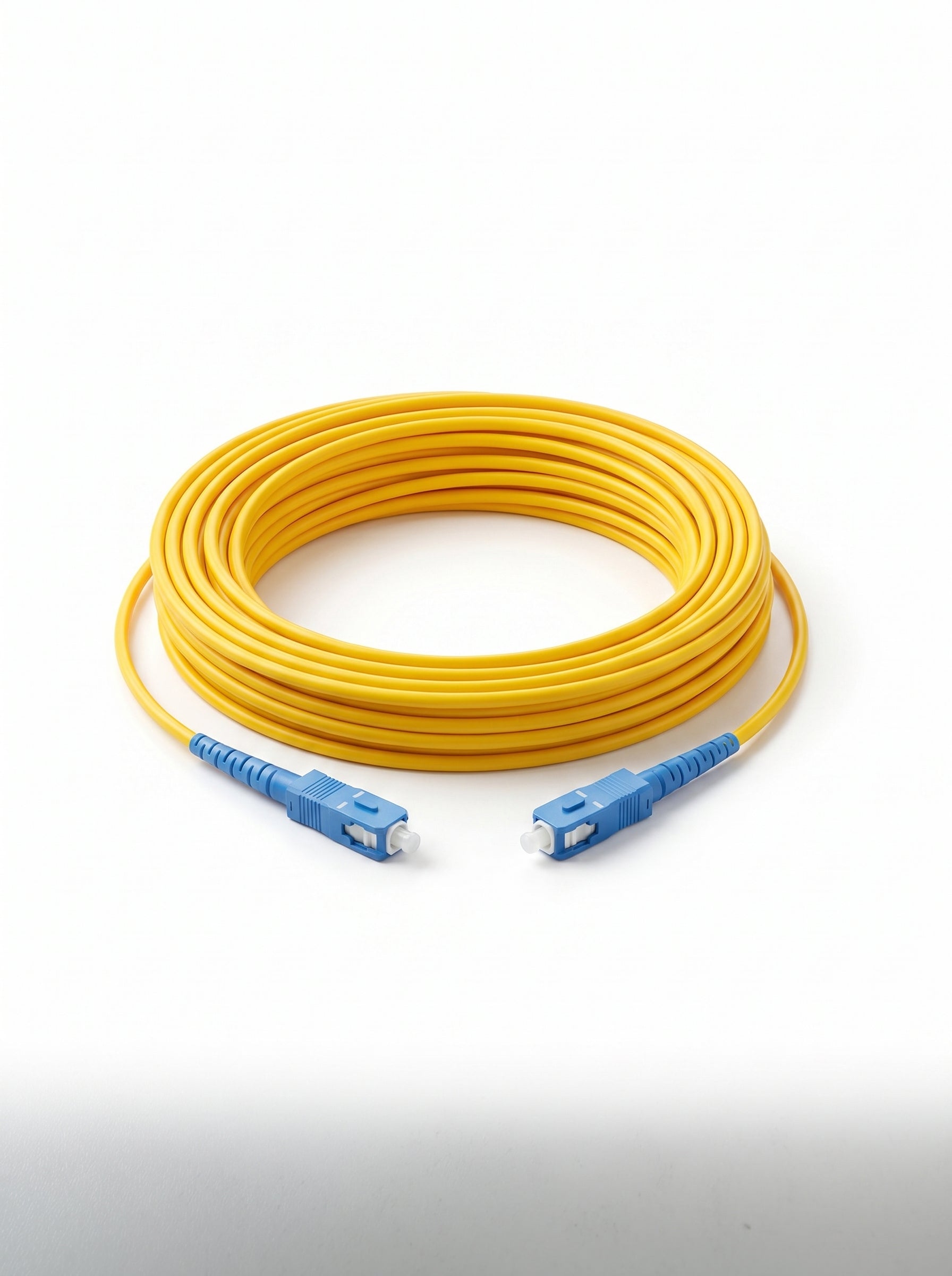 Single Mode Fiber Optic Patch Cord SC/UPC to SC/UPC 5M – G.652D LSZH 3.0mm Fiber Cable
